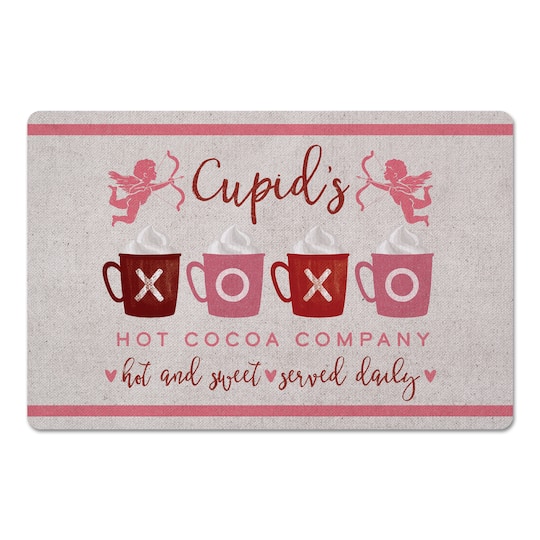 Cupids Hot Cocoa Company 27" x 18" Floor Mat
